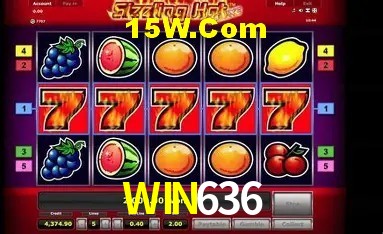Tela de boas-vindas e lobby de jogos do aplicativo WIN636